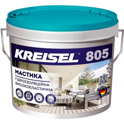 Фото Мастика гидроизоляционная высокоэластичная Kreisel 805, 3.5 кг