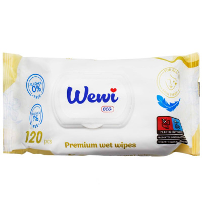 Фото Салфетки влажные WEWI 120 шт ECO Green