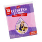 Фото 1 Серветки віскозні PROFIT 30х38 10шт