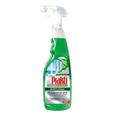 Фото Засіб для миття скла Dr.Prakti Alcohol & Vinegar 1л (зелений)