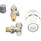 Фото 1 Радиатор комплект 1/2 боковое подкл Danfoss Regus RA-FN+RLV-S (015G5311)