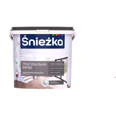 Фото Фарба ґрунтувальна латексна глибокоматова Sniezka 14кг