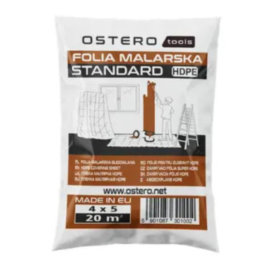 Фото Плівка поліетиленова 7мк (4х5) 20кв.м тонка OSTERO коричнева