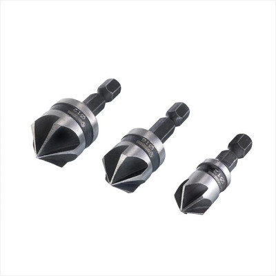 Фото Зенкера набор 2,16,19 мм 3ш INTERTOOL SD-5005