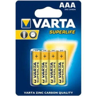 Фото Батарейка AAА R03 - блистер 4шт VARTA Superlife