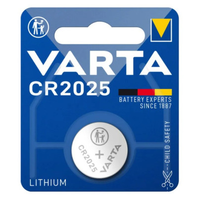 Фото Батарейка CR 2025 - блистер 1шт VARTA