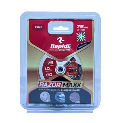 Фото Диск алмазный 75 мм*10 мм R9762 RapidE RAZORMAXX мини
