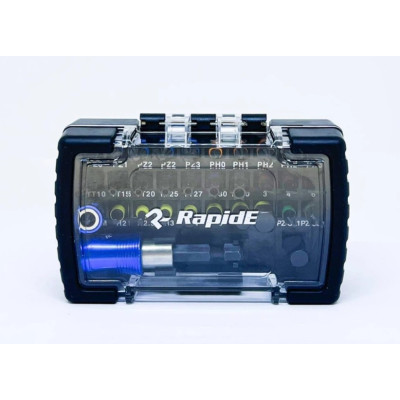 Фото Набір насадок RapidE Impact 25мм 32pcs 31шт біт + тримач біт 60мм з фіксатором