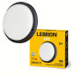 Фото 1 Светильник LED 20Вт круглый 6500К черный L-WLR-2065 IP44 Lebron