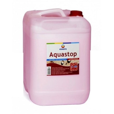Фото Грунтовка глубокопроникающая Eskaro Aquastop Professional концентрат 10 л