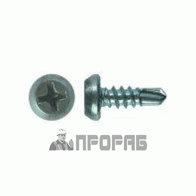 Фото Блоха 3,5х9,5 оцинкована з буром (1000шт)